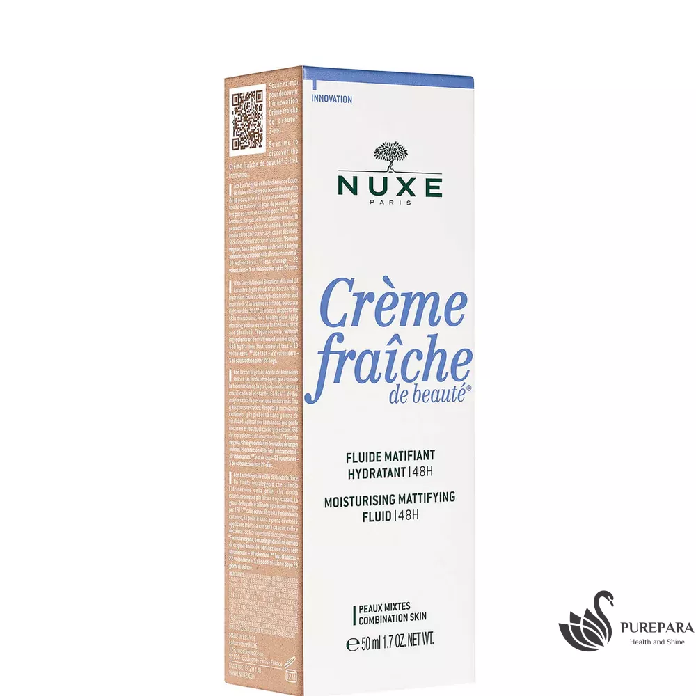 NUXE CREME FLUIDE MATIFIANTE PEAUX MIXTES 50 ML