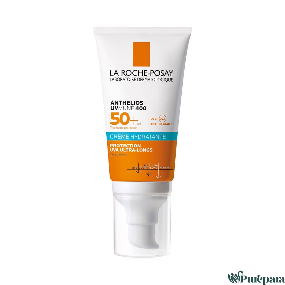 Anthelios UVMUNE 400 Crème solaire peau sensible invisible SPF50+ 50ML