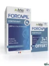 Forcapil Fortifiant, Cheveux et Ongles - Lot 3 mois + 1 mois offert