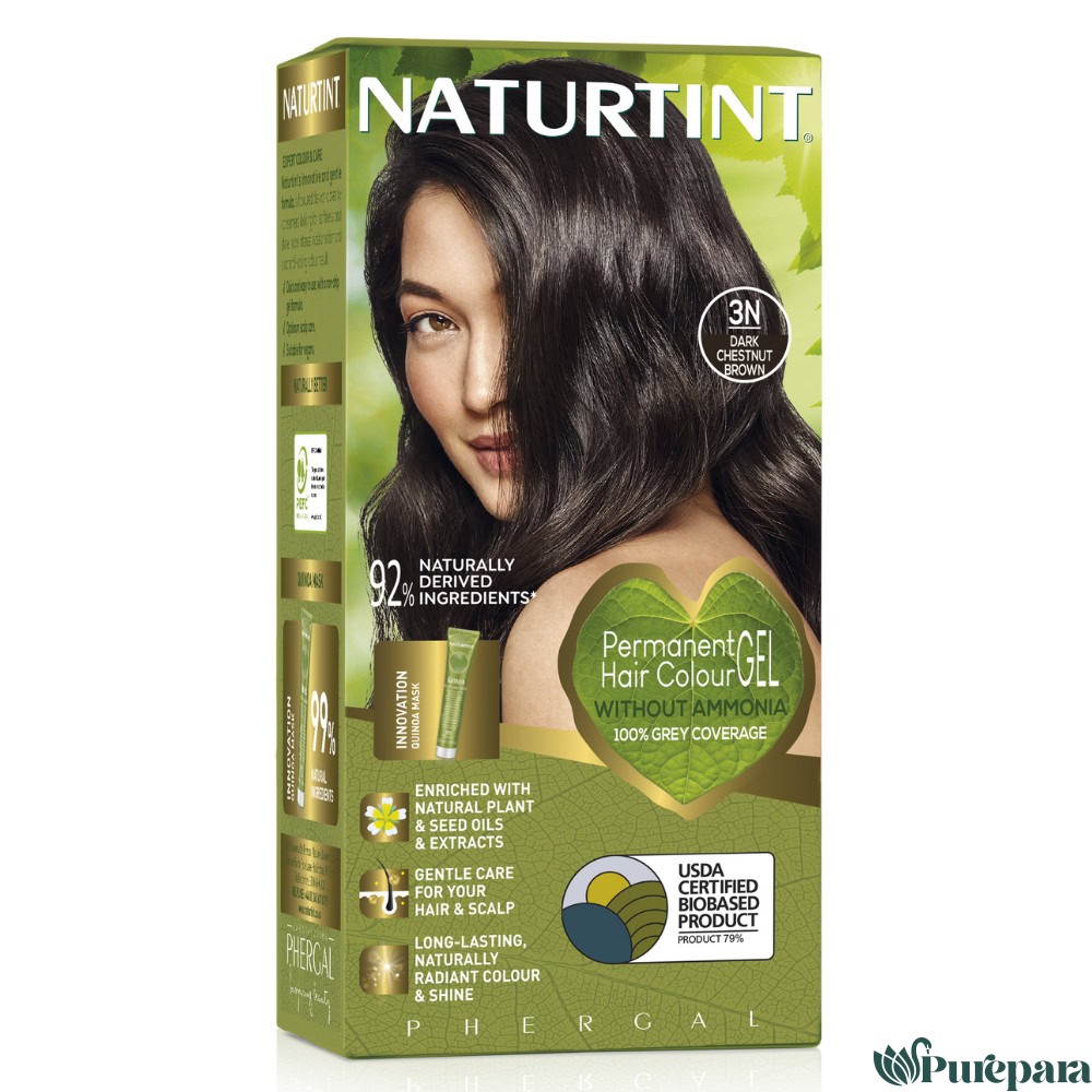 Naturtint Colorant Permanent en Gel 3N Châtain foncé