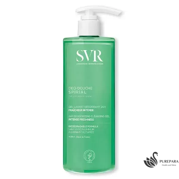 SVR SPIRIAL déo-douche Gel lavant 400ml