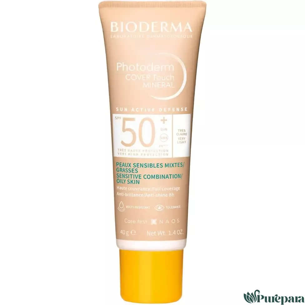 Bioderma Photoderm Cover Touch teinte trés claire SPF50+ Mineral 40 ML - Image 3