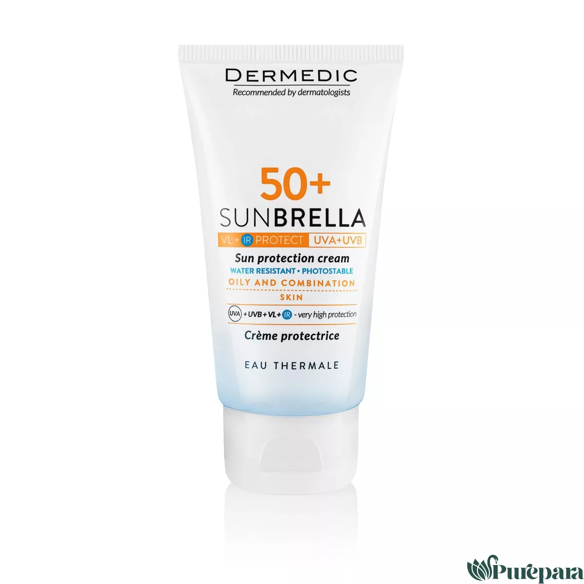 Dermedic Sunbrella Creme Solaire SPF50+ Peaux Mixte à Grasse 40ml<