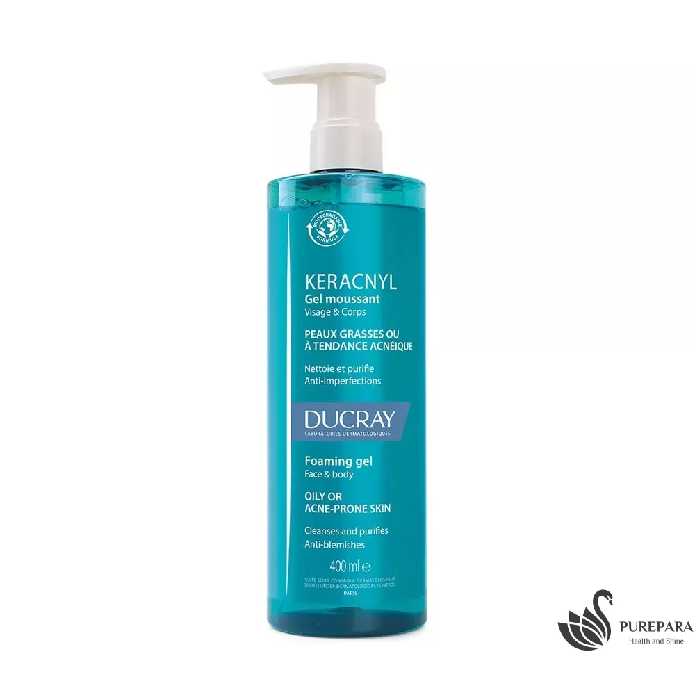 Ducray Keracnyl Gel moussant 400 ml