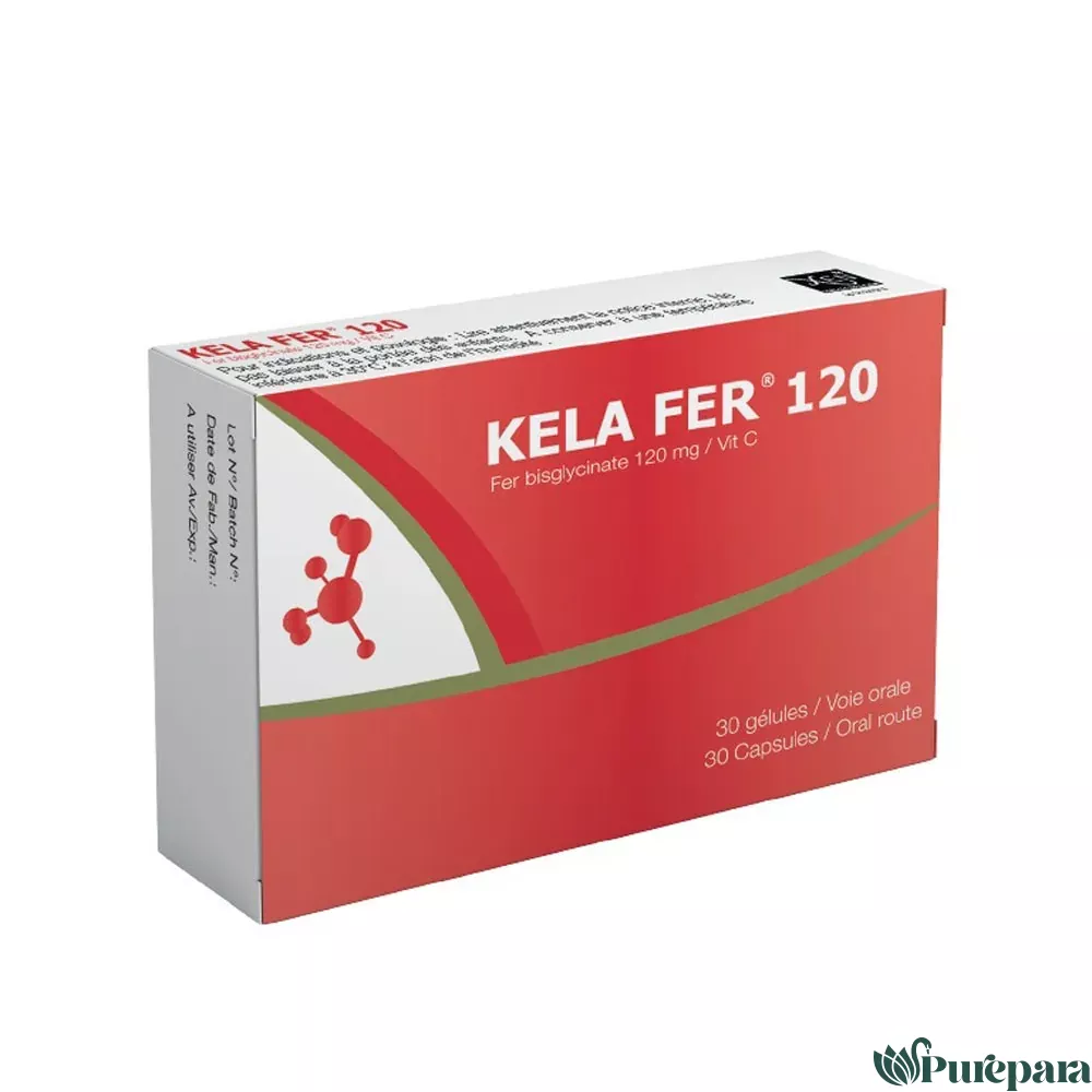 KELA FER 120mg 30 Capsules