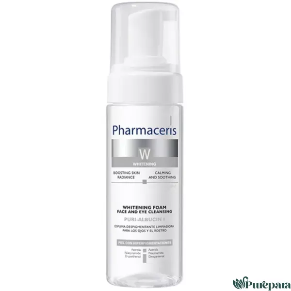 PHARMACERIS W PURI ALBUCIN MOUSSE NETTOYANTE ECLAIRCISSANTE 150ML
