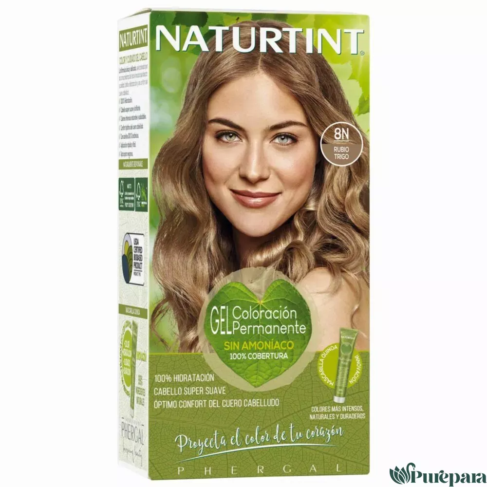 Naturtint Colorant Permanent en Gel 8N Blond Blé 170ml