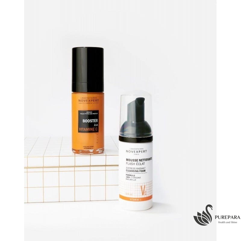 NOVEXPERT COFFRET VIT C (SERUM VIT C 30ML +MOUSSE NET 40ML)