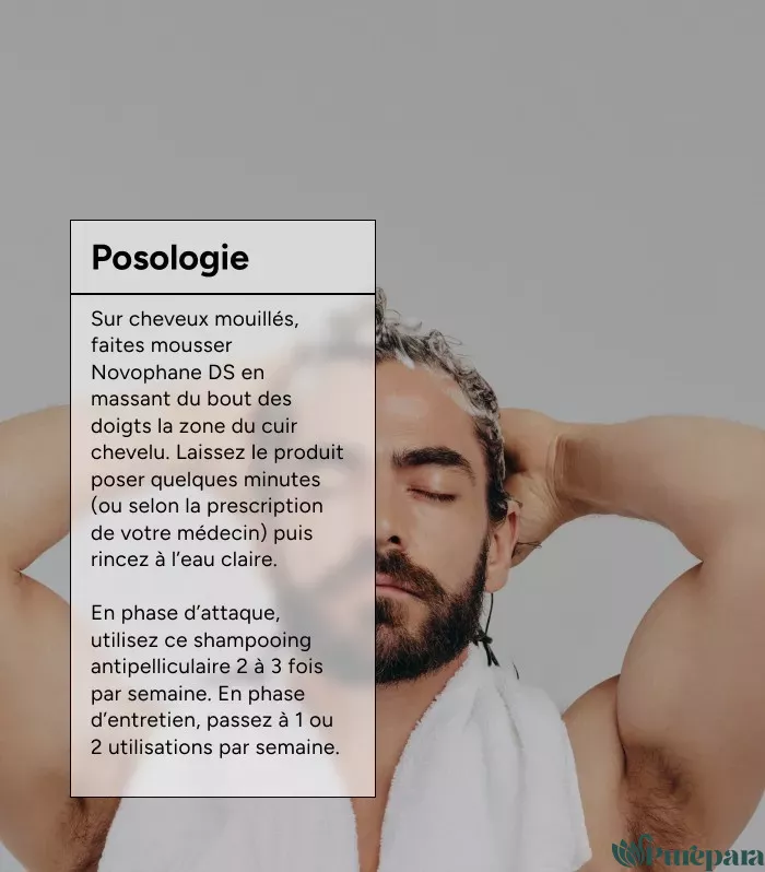 ACM NOVOPHANE DS Shampooing- Pellicules modérées 125 ML - Image 3