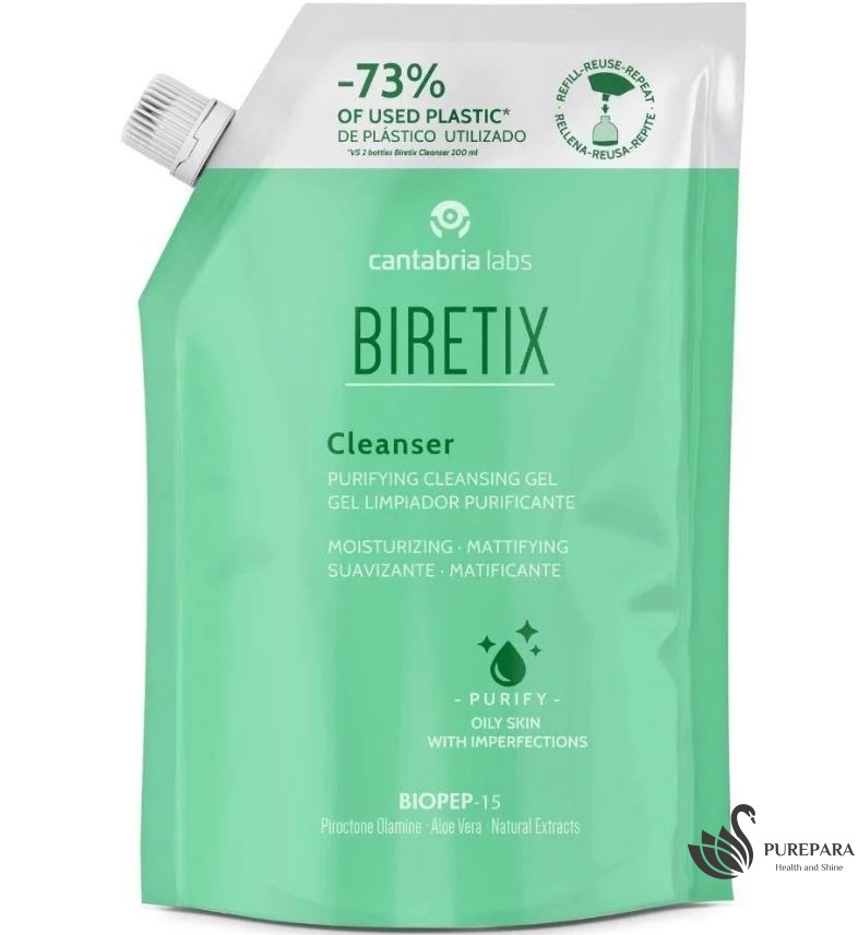 BIRETIX CLEANSER 400 ml RECHARGE NEW