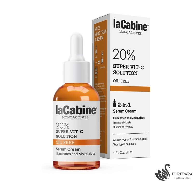 La Cabine Monoactives 20% SUPERVIT C SOLUTION SERUM CREAM 30ML