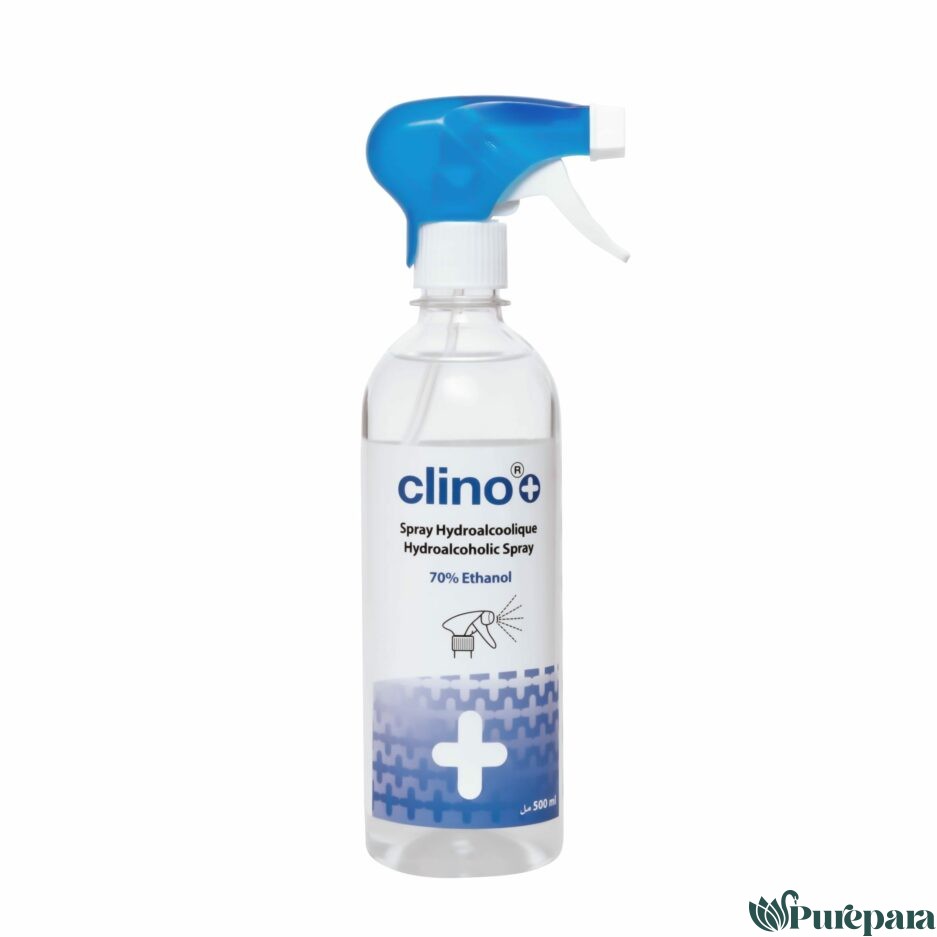 PHYTÉAL CLINO+ SPRAY HYDROALCOOLIQUE 70%, 500 ML