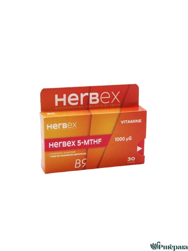 Herbex 5-MTHF comprimé BT 30