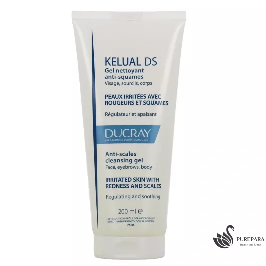 DUCRAY Kelual DS Gel nettoyant anti-squames 200ML
